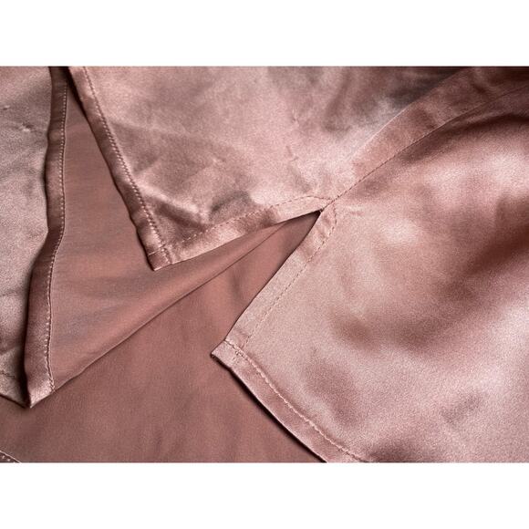 Eileen Fisher Silk Georgette Crepe Tank Top - Pink Rose size S - Picture 9 of 9